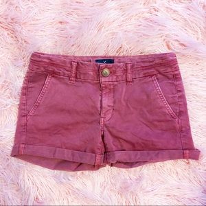 American Eagle pink shorts